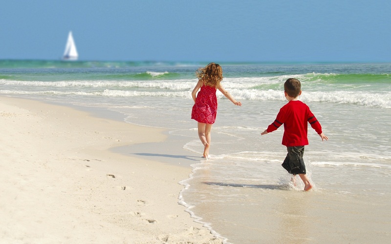 best beaches to go with children