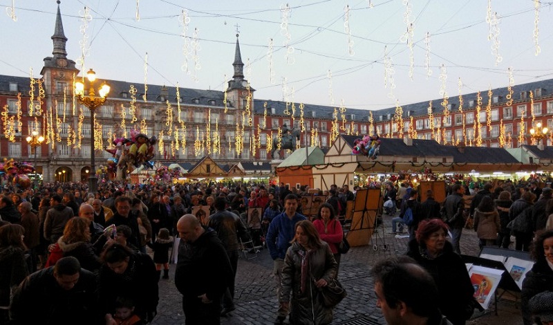 the Christmas market 