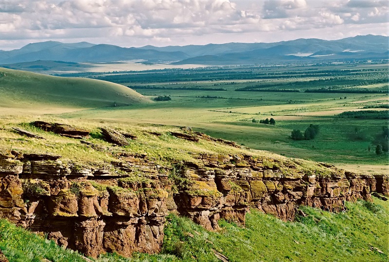Republic of Khakassia on the map of Russia