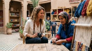 Luxury travel experience with authentic local cultural immersion