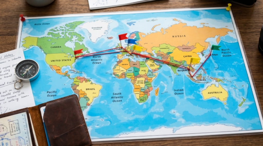 Travel planning tips for multi-destination journeys